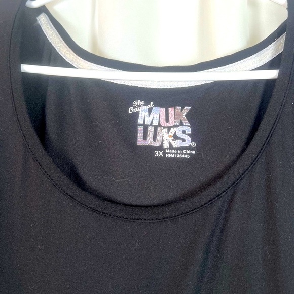 Muk Luk  Maxi Black Tee-Shirt Dress - Picture 6 of 8